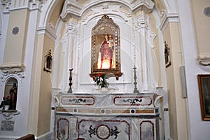 Maratea - Secondo altare sinistro nella Chiesa dell\'Annunziata photo