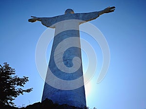 Maratea - Statue of Christ in Backlight