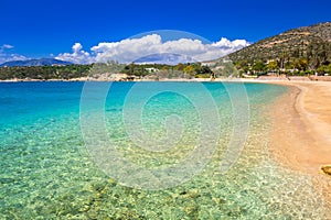 Marathi bay with beautiful beach on Crete