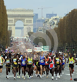 Marathon de Paris-Start