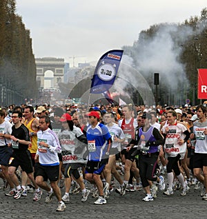 Marathon de Paris-Start