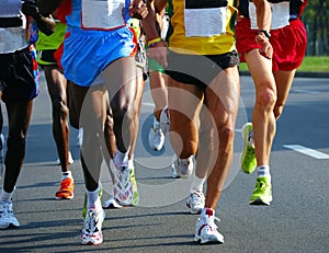 Maratón závodníci 