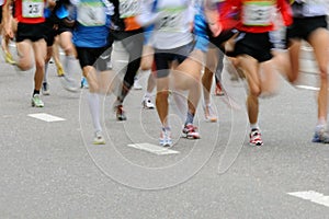 Marathon racers