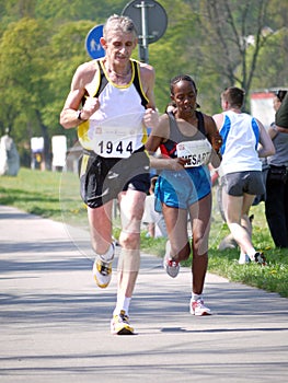 Marathon racers