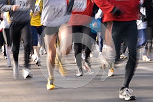 Maratón corredores 