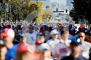 Maratón corredores 