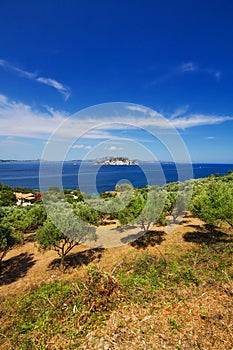 Marathonisi islet near Zakynthos