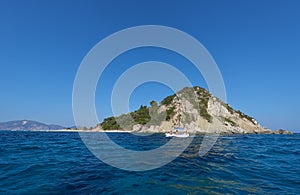 Marathonisi the turtle island , Zakynthos