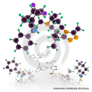 Maraviroc molecule structure