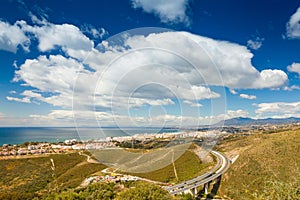 Marbella from a Hill