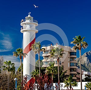 Marbella lighthouse photo
