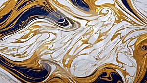 Marble abstract acrylic background, Marbling artwork texture, Agate ripple pattern, Gold powder