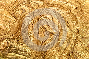 Marble abstract acrylic background. Nature black marbling artwork texture. Golden glitter. Pale, powder.