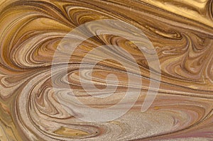 Marble abstract acrylic background. Nature black marbling artwork texture. Golden glitter. Surface, shine.