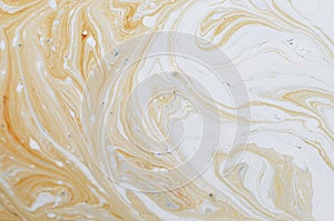 Marble abstract acrylic background. Nature green marbling artwork texture. Golden glitter. Liquid, marbled.