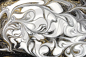 Marble abstract acrylic background. Nature marbling artwork texture.