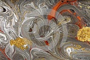 Marble abstract acrylic background. Nature marbling artwork texture.