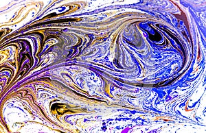 Marble abstract acrylic background. Nature marbling artwork texture. Fluid, pale.
