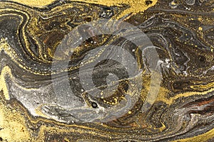 Marble abstract acrylic background. Nature marbling artwork texture.