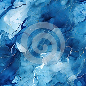 Marble abstract pattern with veins useful as background or texture. Generative AI