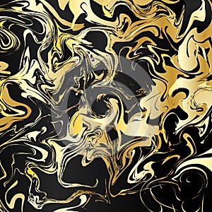 Marble background gold