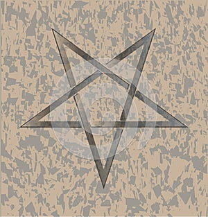 Marble Background To A Pentangle photo