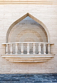 Marble balcony in doha photo