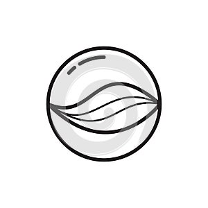 marble ball. Vector illustration decorative design