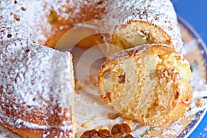 Marble bisquit cake sweet dessert food