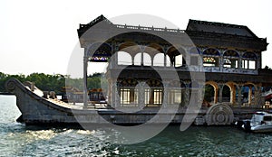 Marble boat or boat of purity, Beijing, China