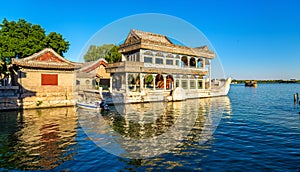 Marble Boat at the Summer Palace in Beijing