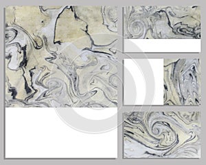 Marble buisness cards.