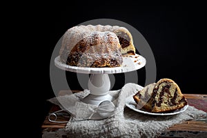 Marble bundt cake