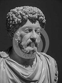 Marcus Aurelius Ephesus Marble Bust photo