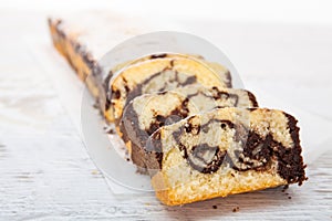 Marble cake - Homemade sweet dessert