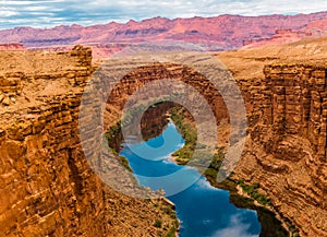 Marble Canyon and The Vermillion Cliffs From The Historic Navajo Bridge