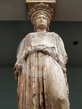 Marble Caryatid From The Erechtheion