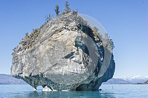 Marble Cathedral, General Carrera Lake, Chile.