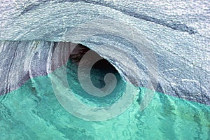 Marble Cathedral, General Carrera Lake, Chile.