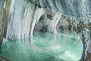 Marble Cathedral, General Carrera Lake, Chile.