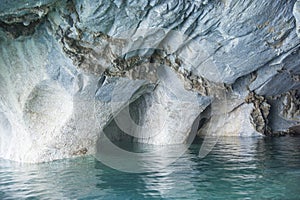 Marble Cathedral, General Carrera Lake, Chile.