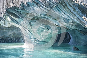 Marble Cathedral, General Carrera Lake, Chile. photo