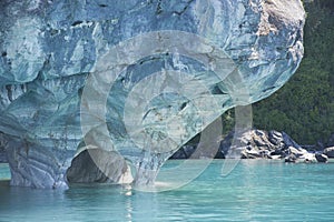 Marble Cathedral, General Carrera Lake, Chile. photo