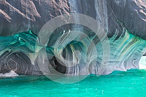 Marble Cathedral of lake General Carrera, Chilean Patagonia