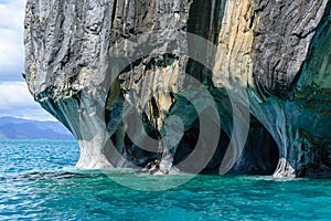 Marble Caves of lake General Carrera (Chile)