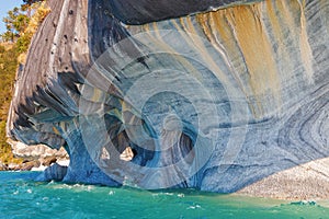 Marble caves, Patagonia chilena photo