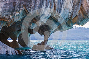 Marble caves, Patagonia chilena photo