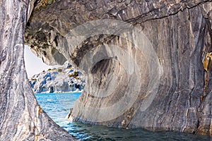 Marble caves, Patagonia chilena photo