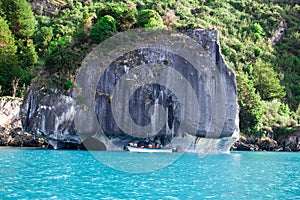 Marble Chapel in Austral Road Chile