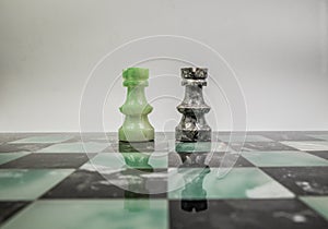 Marble chess borad with chess